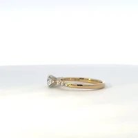 14K Yellow and White Gold 0.70ct Canadian Diamond Ring - 4
