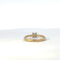 14K Yellow and White Gold 0.70ct Canadian Diamond Ring - 4