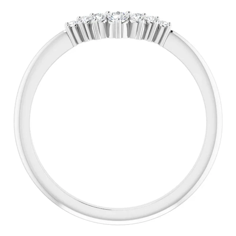 14K White, Yellow or Rose Gold 0.33cttw Diamond Ring