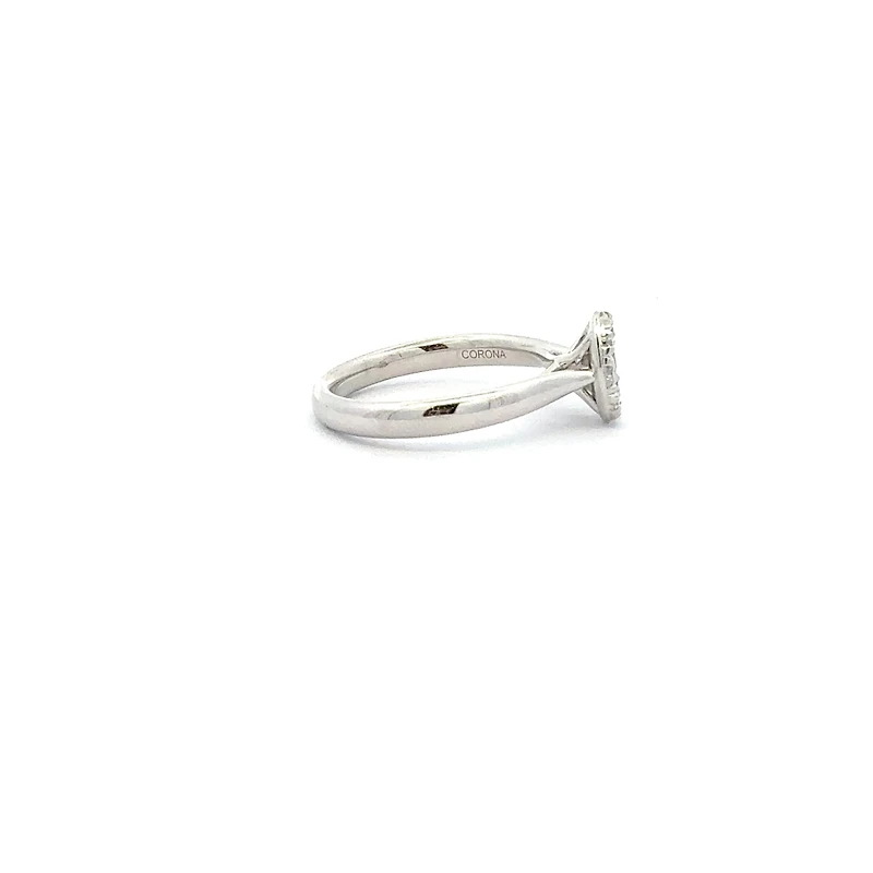 10k White Gold 0.73cttw Diamond Ring - 4