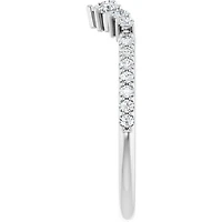14K White, Yellow or Rose Gold 0.33cttw Diamond Ring - Lab Grown Diamonds /