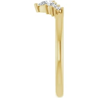 14K White, Yellow or Rose Gold 0.25cttw Diamond Ring