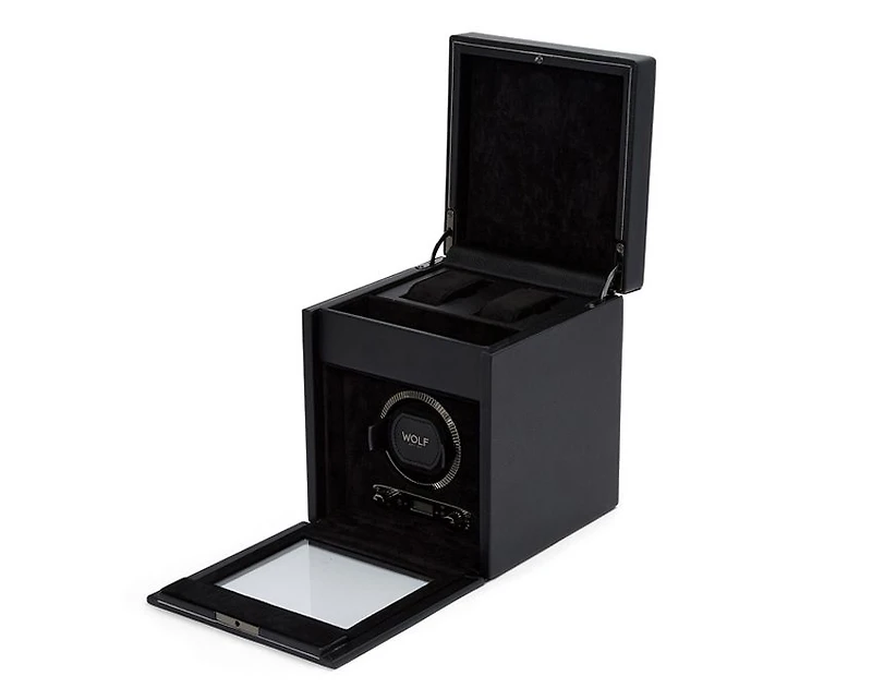 British Racing Single Watch Winder with Storage 