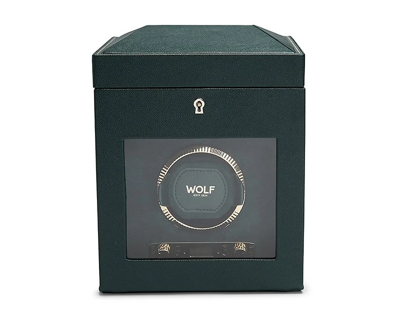 British Racing Single Watch Winder with Storage 