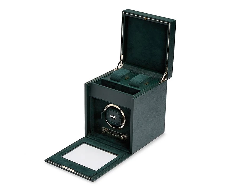 British Racing Single Watch Winder with Storage 