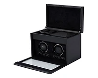 British Racing Double Watch Winder with Storage 