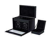 British Racing Double Watch Winder with Storage 
