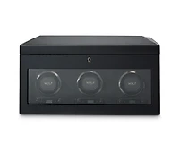 British Racing Triple Watch Winder with Storage 