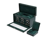 British Racing Triple Watch Winder with Storage 