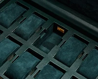 British Racing 10 Piece Watch Box With Storage 