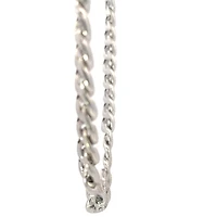 925 Sterling Silver Miami Cuban Curb Bracelet with Cubic Zirconias