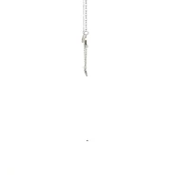 925 Sterling Silver 16-18" Cubic Zirconia Chain