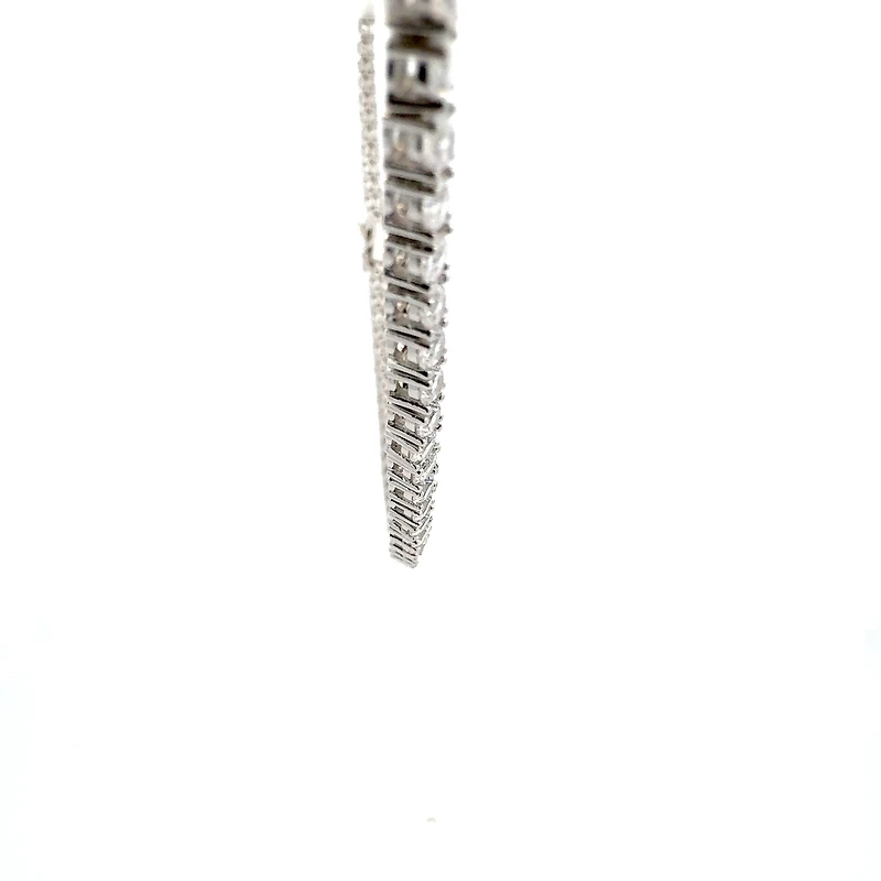 925 Sterling Silver 18" 3mm Cubic Zirconia Chain