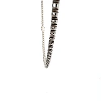 925 Sterling Silver 16" 3mm Cubic Zirconia Chain