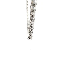 925 Sterling Silver 20" 4mm Cubic Zirconia Chain