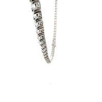 925 Sterling Silver 20" 4mm Cubic Zirconia Chain
