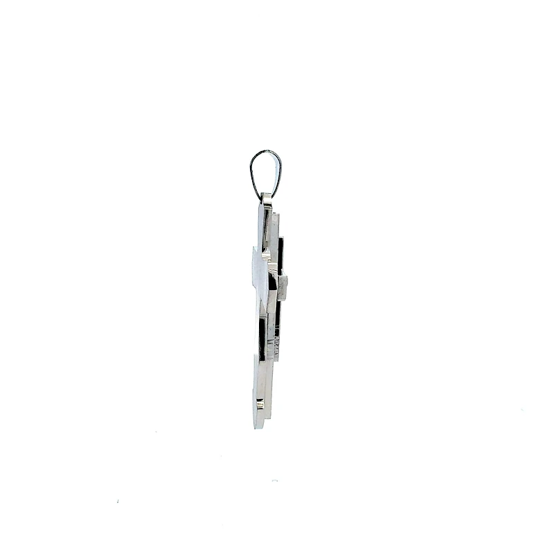 Stainless Steel 57x38mm Cross Pendant