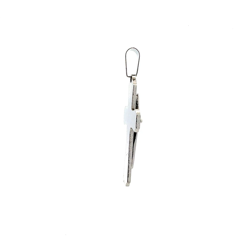 Stainless Steel 50X27mm Cross Pendant