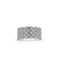 10K White Gold 1.00cttw Diamond Ring - 4 / White gold