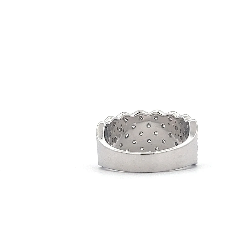 10K White Gold 1.00cttw Diamond Ring - 4 / White gold