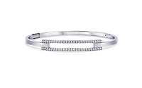 10K Gold Lab Grown Diamond Bangle 