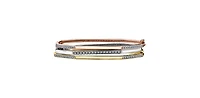 10K Yellow Gold 0.20 cttw Diamond Bangle