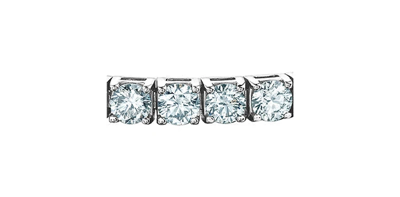 14K Lab Grown 7.00cttw Round Brilliant Cut Diamond Tennis Bracelet - Gold