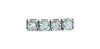 14K Lab Grown 3.00cttw Round Brilliant Cut Diamond Tennis Bracelet - Gold