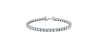 14K Lab Grown 7.00cttw Round Brilliant Cut Diamond Tennis Bracelet - Gold