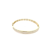 10K Yellow Gold 2.55cttw Diamond Bangle