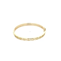 10K Yellow Gold 2.55cttw Diamond Bangle