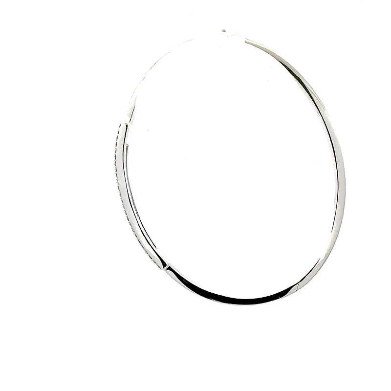10K Gold Lab Grown Diamond Bangle 