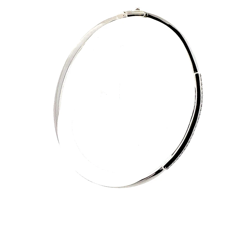 10K Gold Lab Grown Diamond Bangle 