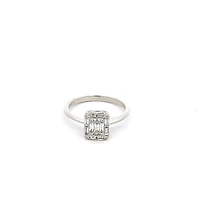 14K White Gold 0.27 cttw Diamond Ring - / 4.5