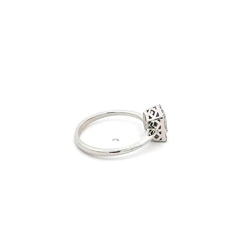 14K White Gold 0.27 cttw Diamond Ring - / 4.5