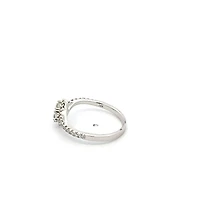 14K White Gold 0.45 cttw White Diamond Ring - 4.5