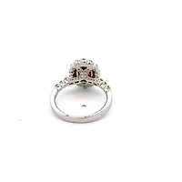 18K White Gold 1.31 cttw Natural Yellow and White Diamond Ring - 4.5