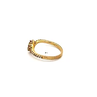 14K Yellow Gold 0.45 cttw White Diamond Ring