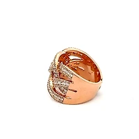 14K Rose Gold 1.96 cttw White Diamond Ring