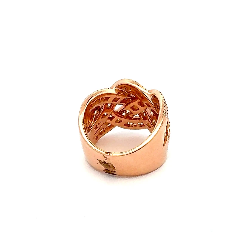 14K Rose Gold 1.96 cttw White Diamond Ring