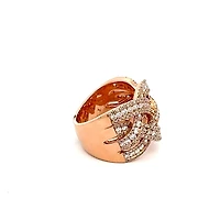14K Rose Gold 1.96 cttw White Diamond Ring