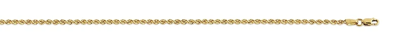 10K Yellow Gold Rope Chain 16" - 22"
