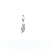 14K White Gold 0.79 cttw White Diamond Pendant