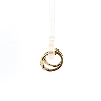 10K Yellow Gold 0.07cttw Diamond Hoop Earrings