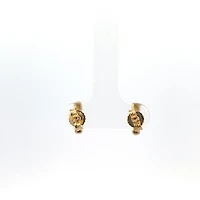 10K Yellow Gold 0.129ct Canadian Diamond Earrings