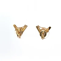 10K Yellow Gold 0.50cttw Lab Grown Diamond Earrings