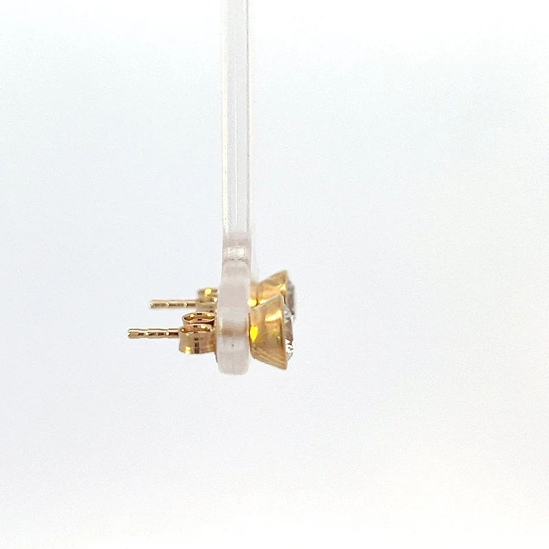 10K Yellow Gold 1.00cttw Lab Grown Diamond Earrings