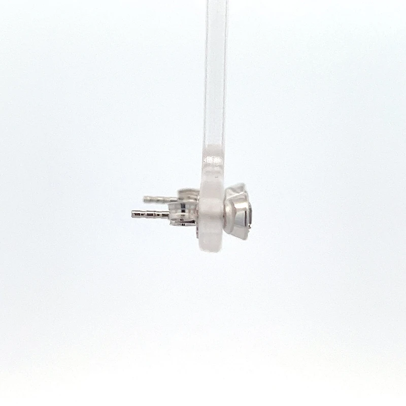 10K White Gold 0.50cttw Lab Grown Diamond Earrings
