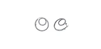 10K White Gold 0.65cttw Diamond Earrings