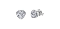 14K White Gold 0.33cttw Diamond Earrings
